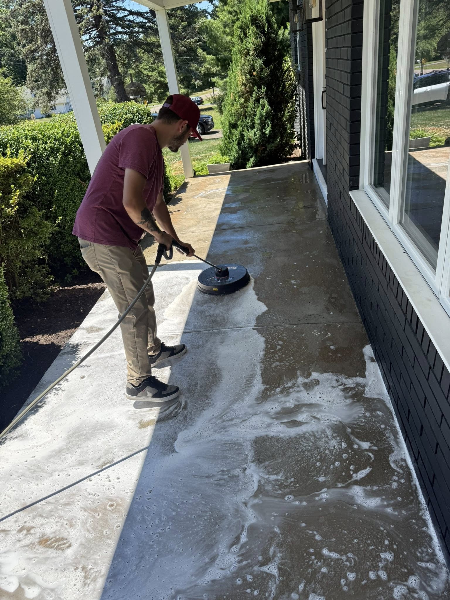 Driveway cleaning